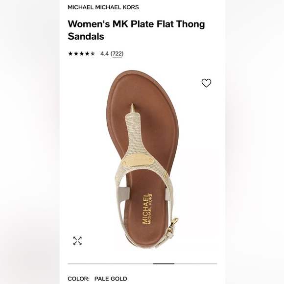 Michael Kors Plate Flat Thong Sandals ☀️ - Picture 2 of 3